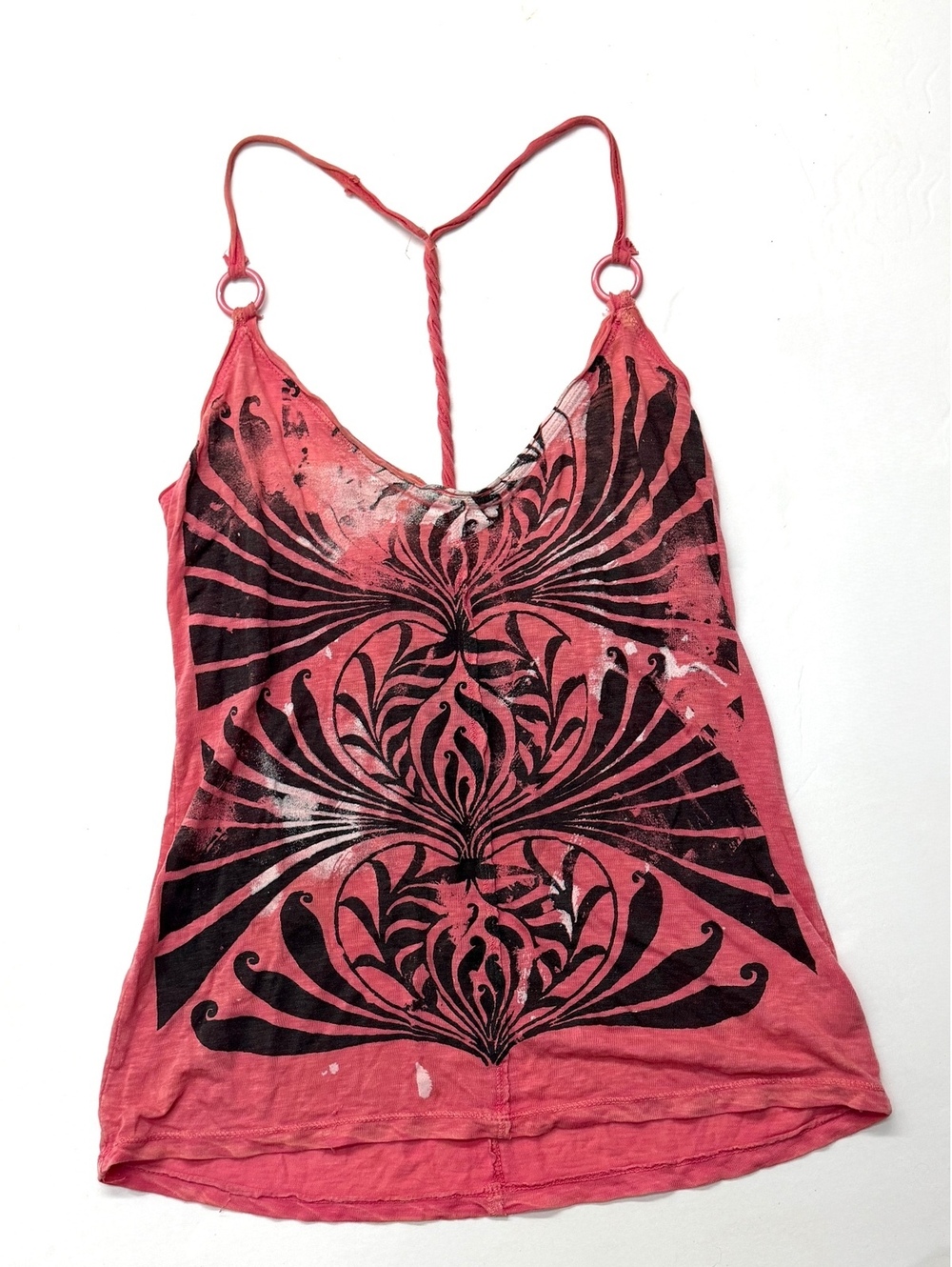 Division E Los Angeles Made in USA Y2K / 2000s Pink Tank Top